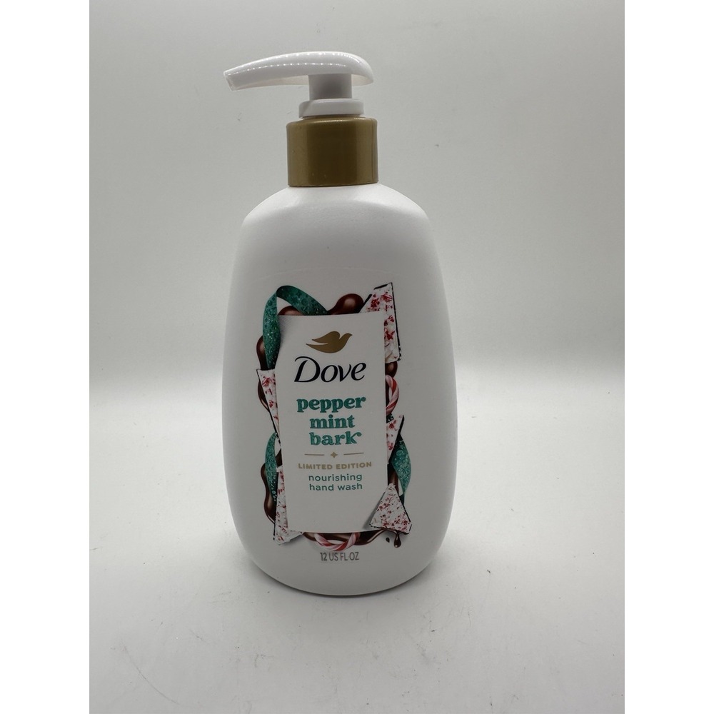 Dove Peppermint Bark Hand Wash Limited Edition‎ Holiday Treats 12 oz